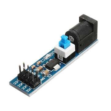 3Pcs AMS1117 5V Power Supply Module With DC Socket And Switch