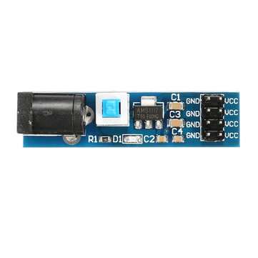 3Pcs AMS1117 5V Power Supply Module With DC Socket And Switch