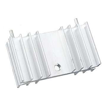 3Pcs Aluminum Profile Heat Sink IC Radiator 20*36*11mm Three-terminal Stabilized Heat Conduction Blo