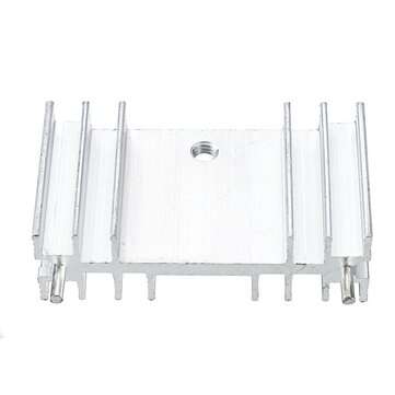 3Pcs Aluminum Profile Heat Sink IC Radiator 20*36*11mm Three-terminal Stabilized Heat Conduction Blo