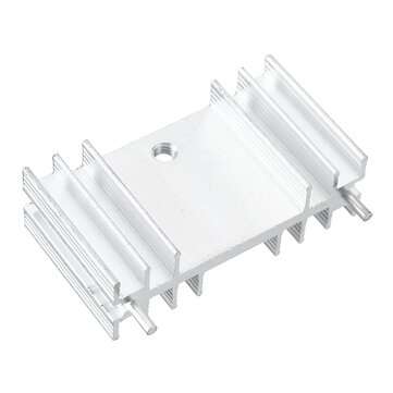 3Pcs Aluminum Profile Heat Sink IC Radiator 20*36*11mm Three-terminal Stabilized Heat Conduction Blo
