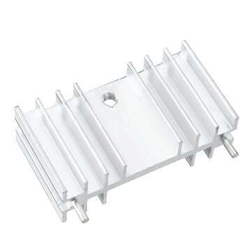 3Pcs Aluminum Profile Heat Sink IC Radiator 20*36*11mm Three-terminal Stabilized Heat Conduction Blo