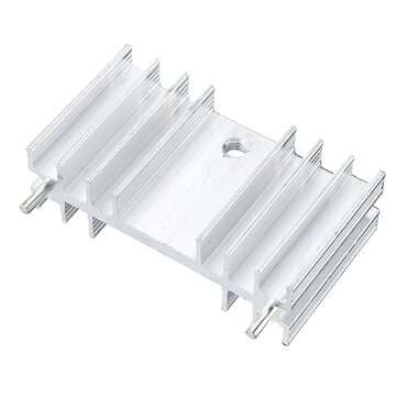 3Pcs Aluminum Profile Heat Sink IC Radiator 20*36*11mm Three-terminal Stabilized Heat Conduction Blo