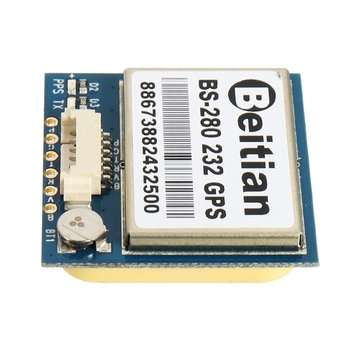 3Pcs Beitian BS-280 232 GPS Receiver Module 1PPS Timing With Flash + GPS Antenna