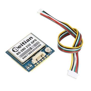 3Pcs Beitian BS-280 232 GPS Receiver Module 1PPS Timing With Flash + GPS Antenna