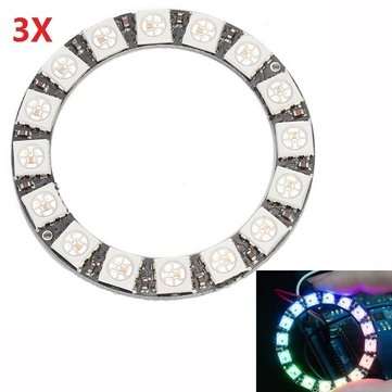3Pcs CJMCU 16 Bit WS2812 5050 RGB LED Driver Development Board