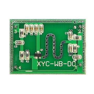 3pcs DC 3.3V To 20V 5.8GHz Microwave Radar Sensor Intelligent Trigger Sensor Switch Module For Home
