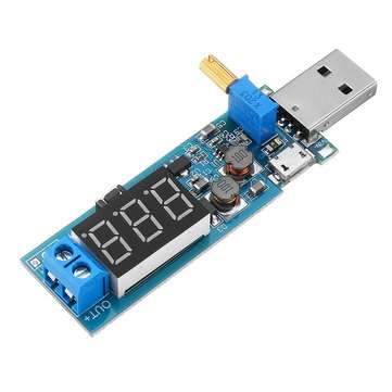 3pcs DC 3.5- 12V To DC 1.2-24V DC-DC USB Step UP / Down Power Supply Module Adjustable Boost Buck Co