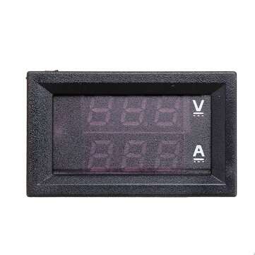 3Pcs DC 7-110V 10A Three-digit Ammeter High Voltage Digital Display Voltage and Current Meter Voltme