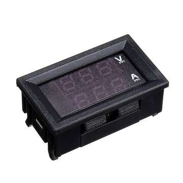 3Pcs DC 7-110V 10A Three-digit Ammeter High Voltage Digital Display Voltage and Current Meter Voltme