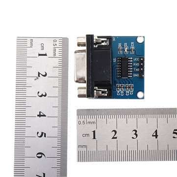 3pcs DC5V MAX3232 MAX232 RS232 To TTL Serial Communication Converter Module With Jumper Cable Geekcr