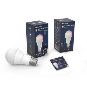3Pcs Difeisi DFS-EC-0001 E27 9W WIFI A60 RGB+CCT Smart Bulb 810LM AC220-240V Works with Alexa and Go