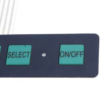 3pcs Display Membrane Switch Matrix Keyboard Button Control Panel 6 Button with Light