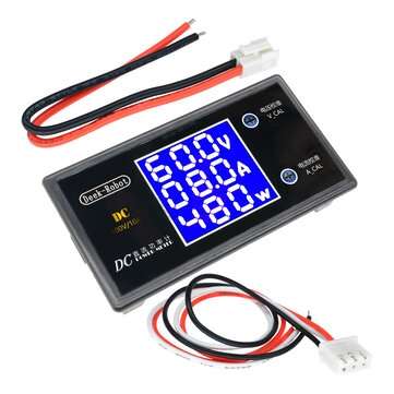 3pcs Digital DC 0-100V 0-10A 250W Tester DC7-12V LCD Digital Display Voltage Current Power Meter Vol