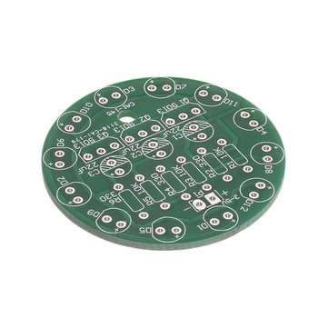 3pcs DIY Electronic Kit Set LED Round Water Light Production Kit for Skill Training Soldering Practi