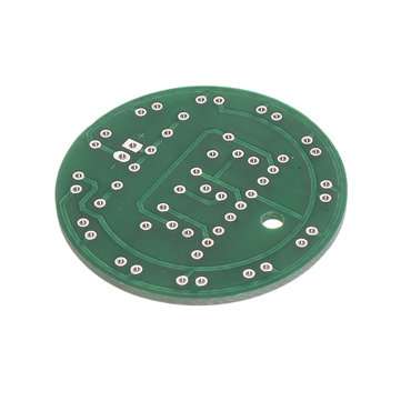 3pcs DIY Electronic Kit Set LED Round Water Light Production Kit for Skill Training Soldering Practi