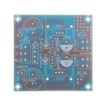 3pcs DIY LM317+LM337 Negative Dual Power Adjustable Kit Power Supply Module Board Electronic Compone