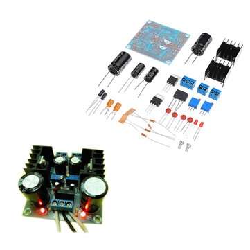 3pcs DIY LM317+LM337 Negative Dual Power Adjustable Kit Power Supply Module Board Electronic Compone