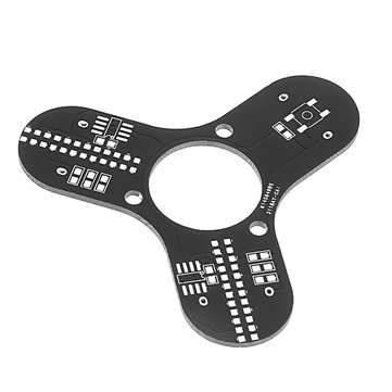 3pcs DIY LED Display Rotation Finger Tip Gyro Kit Electronic Production LED Display Module Kit