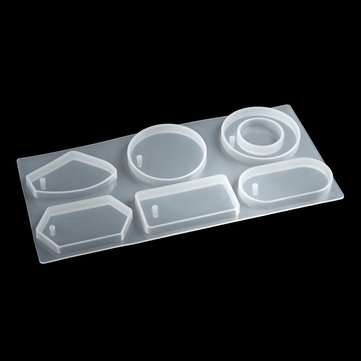 3PCS DIY Pendant Epoxy Mold Set Jewelry Pendant Mould Craft