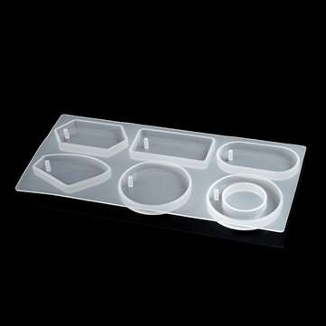 3PCS DIY Pendant Epoxy Mold Set Jewelry Pendant Mould Craft