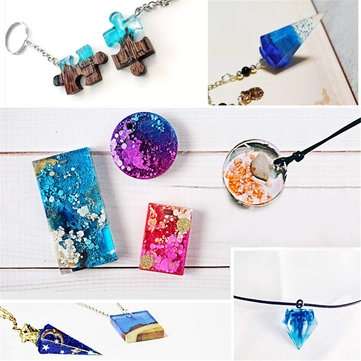 3PCS DIY Pendant Epoxy Mold Set Jewelry Pendant Mould Craft
