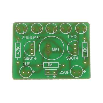 3pcs DIY Voice Controlled Melody Light 5MM Highlight DIY LED Flash Electronic Training Kit