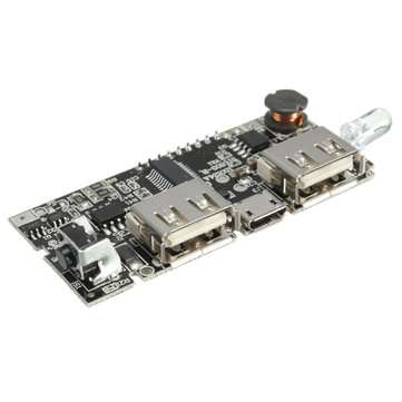3Pcs Dual USB 5V 1A 2.1A Mobile Power Bank 18650 Battery Charger PCB Module Board