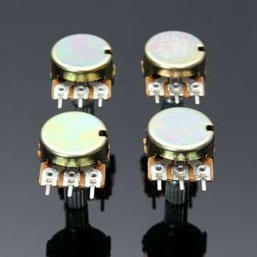 3Pcs Electronic Parts Component Resistor Switch Button Kit
