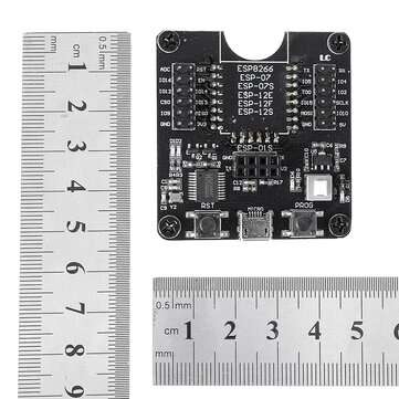 3PCS ESP8266 Test Board Burner Development Board WIFI Module For ESP-01 ESP-01S ESP-12E ESP-12F ESP-