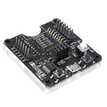 3PCS ESP8266 Test Board Burner Development Board WIFI Module For ESP-01 ESP-01S ESP-12E ESP-12F ESP-