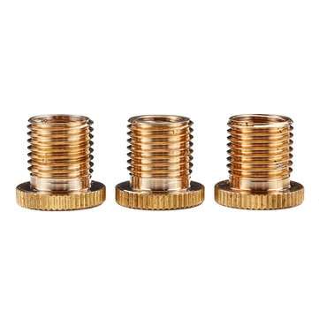 3Pcs Gear Shift Knob Thread Adapter Nuts Insert M10x1.25 & M10x1.5 & M8x1.25