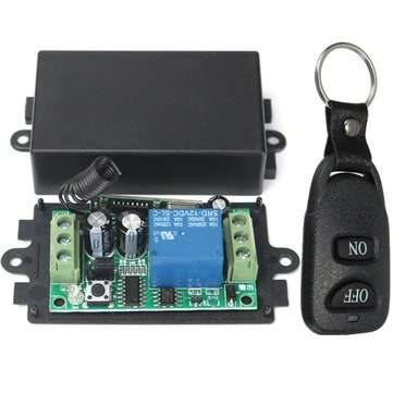 3Pcs Geekcreit DC 12V 10A Relay 1CH Channel Wireless RF Remote Control Switch Transmitter With Rec