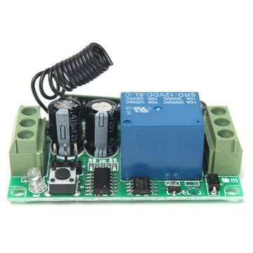 3Pcs Geekcreit DC 12V 10A Relay 1CH Channel Wireless RF Remote Control Switch Transmitter With Rec