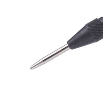 3Pcs HSS Spiral Flute Step Drill Bit Triangle Shank With Automatic Center Pin Punch For Hole Drill