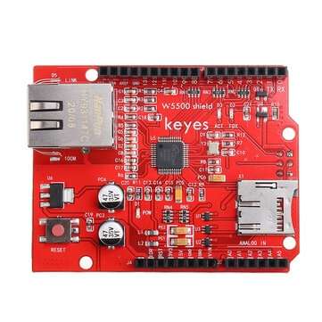 3Pcs Keyes W5500 Network Expansion Board Module Supports UNO&MEGA2560 Development Board