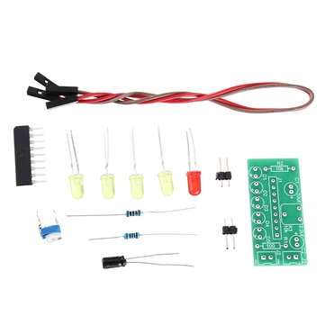 3Pcs KA2284 Level Indicator LED Audio Level Meter Electronic Production Kit Soldering Practice Parts