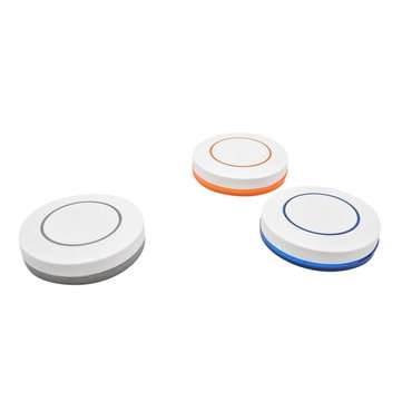 3pcs KTNNKG Yellow 3V 433Mhz Wireless Remote Control 1 Button Round Remote Control Switch EV1527 Chi