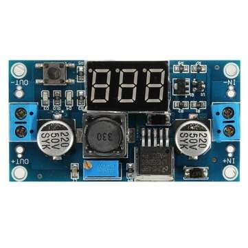 3Pcs LM2596 DC-DC Voltage Regulator Adjustable Step Down Power Supply Module With Display