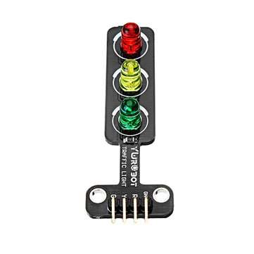 3pcs LED Traffic Light Module Electronic Building Blocks Board