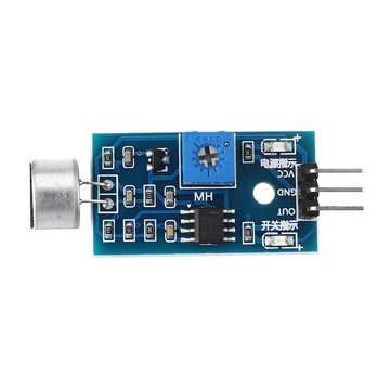 3pcs LM393 Sound Detection Sensor Module For  Para Som Condenser Transducer Sensor Vehicle Kit