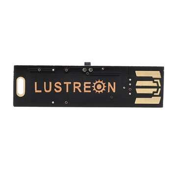 3PCS LUSTREON 1.5W SMD5050 Button Switch Colorful USB LED Rigid Strip Light for Power Bank DC5V