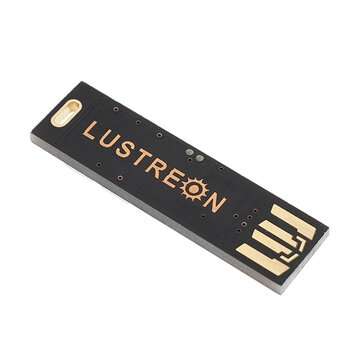 3PCS LUSTREON 1.5W SMD5050 Button Switch Colorful USB LED Rigid Strip Light for Power Bank DC5V