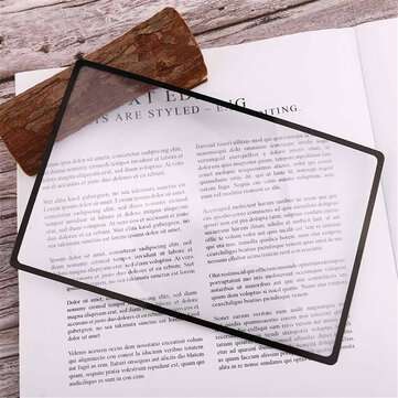 3pcs Magnifier Book Mark Magnification 180X120mm 3X Flat PVC Magnifier Sheet Mag... (QUANTITY: 3PCS)