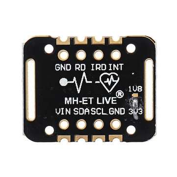 3Pcs MAX30102 Heartbeat Frequency Tester Heart Rate Sensor Module Puls Detection Blood Oxygen Concen