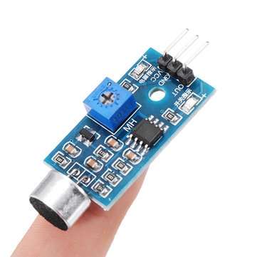 3Pcs Microphone Sound Sensor Module Voice Sensor High Sensitivity Sound Detection ModuleGeekcreit fo