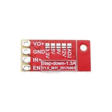 3Pcs Mini DC-DC1.3A  Voltage Converter Step Down Module 12V 24V to 5V 3.3V 9V with Integrated Induct
