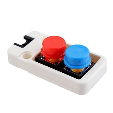 3pcs Mini Dual Push Button Switch Unit with GROVE Port Cable Connector Compatible with FIRE /M5GO ES