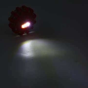 3pcs Multifunction 12 LED Road Flares Magnetic Warning Signal Light Flashing Safety Roadside Car Boa