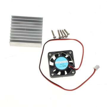 3pcs Original Hiland Heat Sink + Cooling Fan + Mounting Screws Kit For 0-30V 0-28V Universal Power S